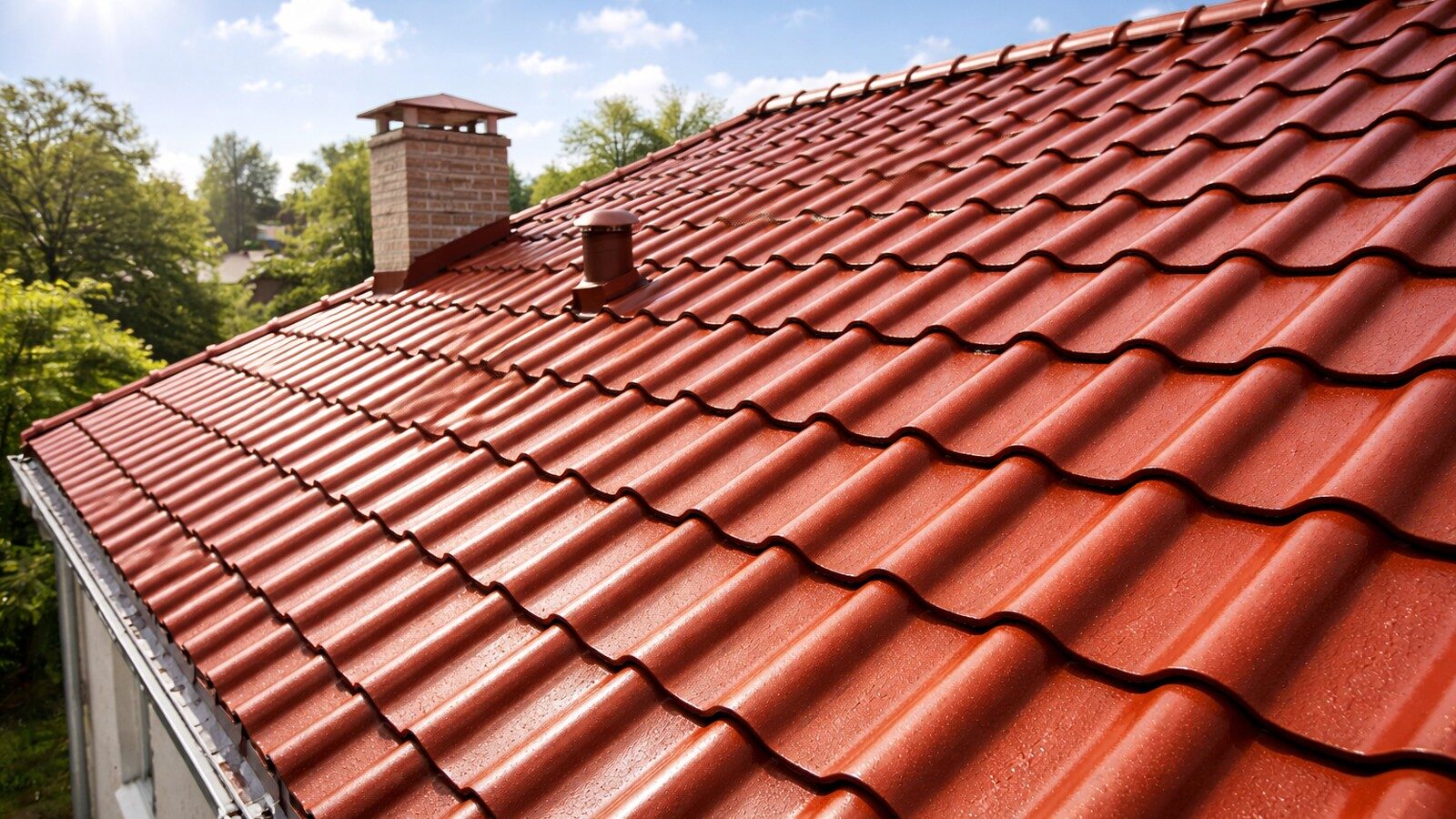 Сколько служит кровля из металлочерепицы