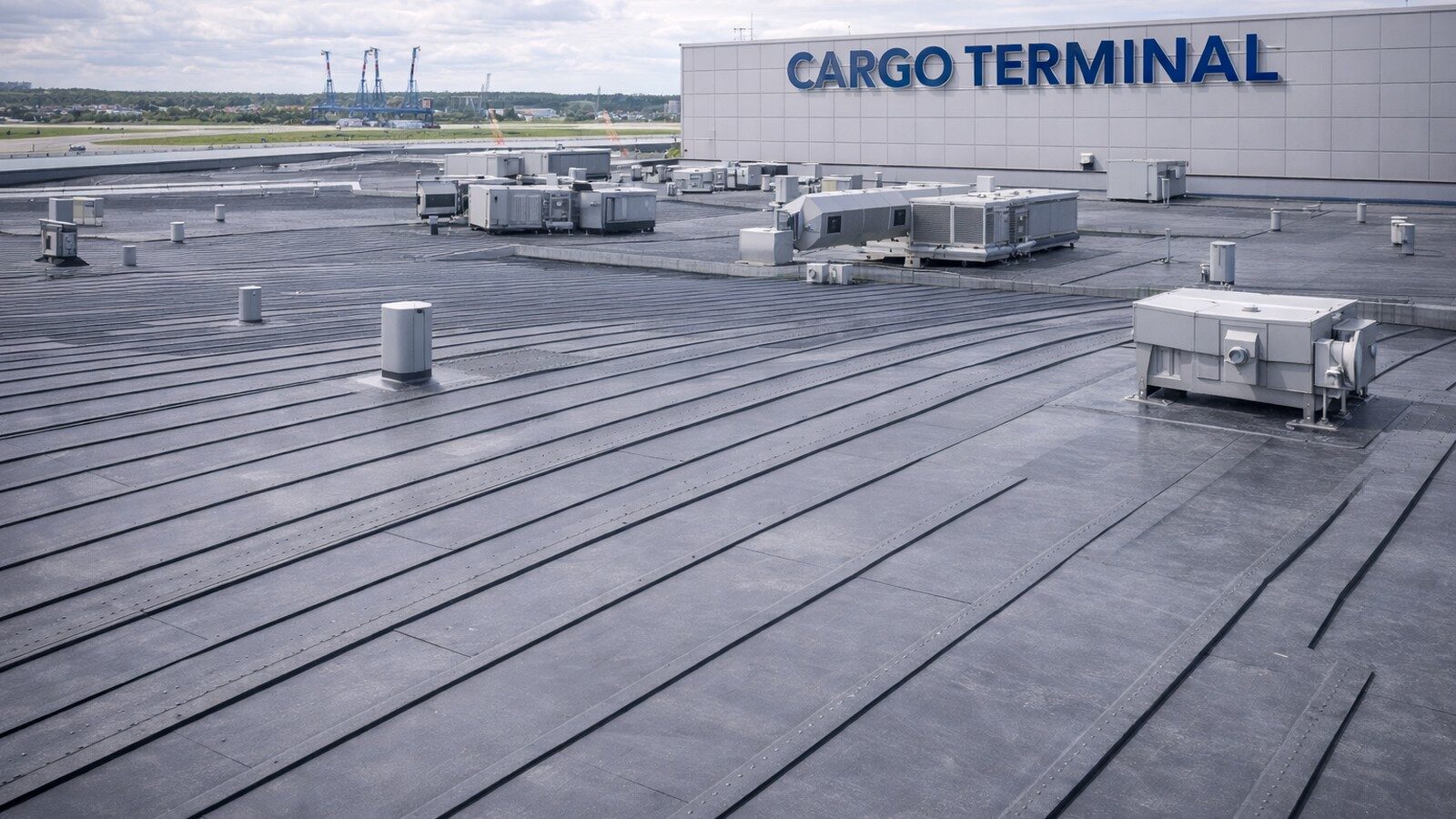 Шереметьево‑Карго — ремонт битумной кровли